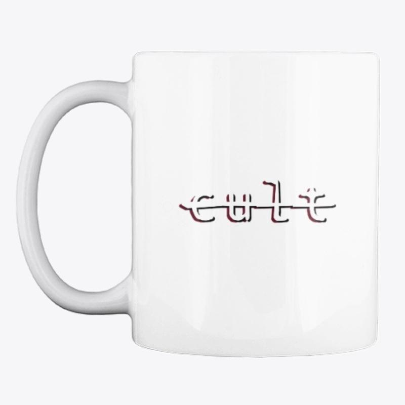 cult - white logo (accessories)