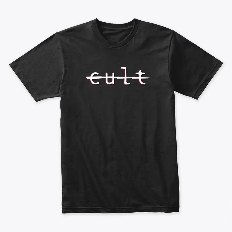 cult - white logo (apparel)