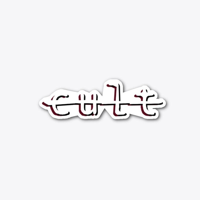 cult - white logo (accessories)